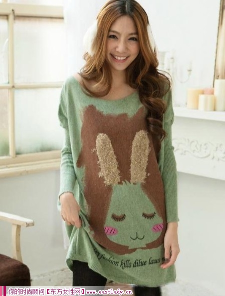 宽松搭配 毛衣外套引领休闲风