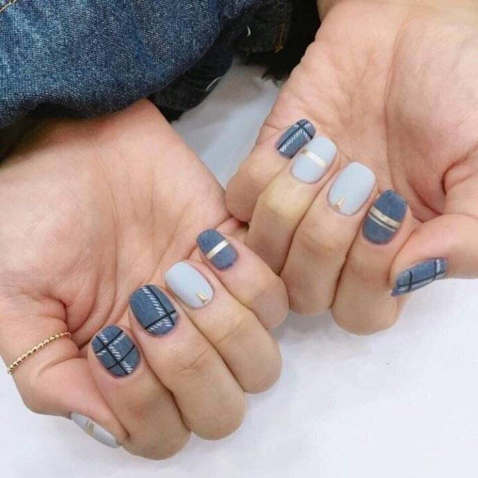 美甲款式清淡系列 想怎么搭都可以