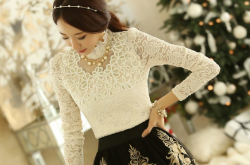 打底衫穿衣搭配 冬日里的小精灵浪漫随行