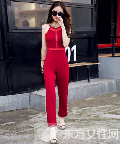 女性时尚服装 连体裤辣么美不会穿怎么行