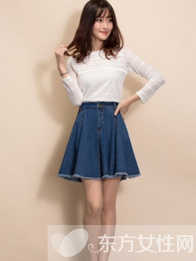 雪纺半身裙搭出迷人好身材 给你更多的变化空间