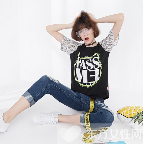 时尚夏装搭配 创意T恤带一波节奏要上天