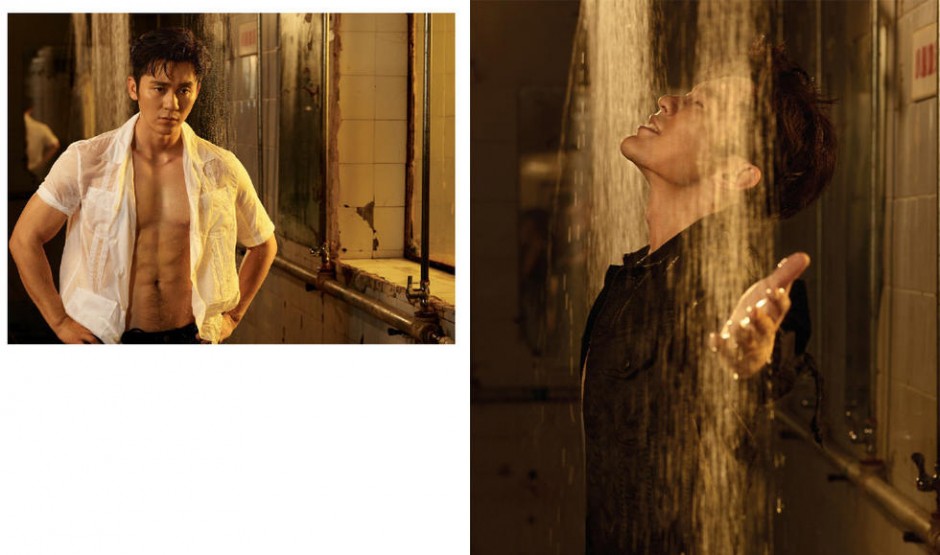 李晨登《男人装》杂志封面 身材健壮大秀肌肉