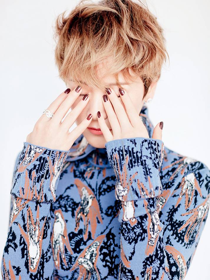 海清清新裸妆登杂志封面 展大女人时髦新形象