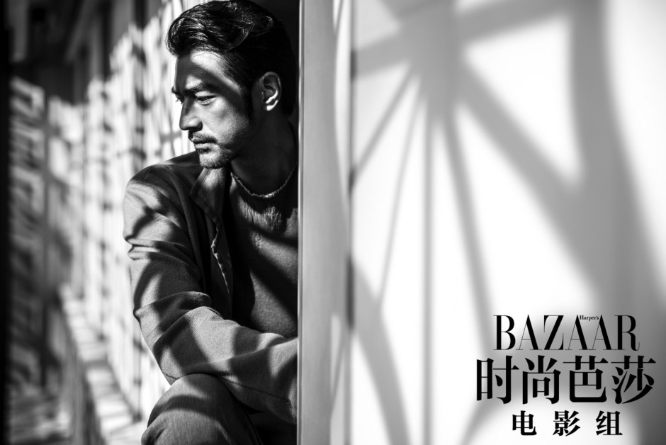 金城武登《时尚芭莎》杂志封面 尽显极致绅士魅力