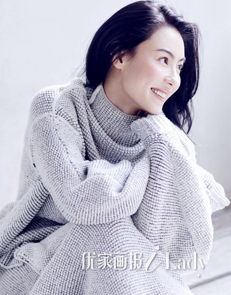 张柏芝登《优家画报》杂志封面 逆生长大秀素颜美肌