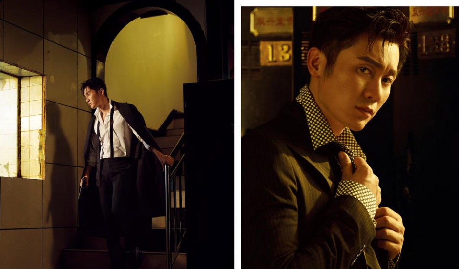 李晨登《男人装》杂志封面 身材健壮大秀肌肉