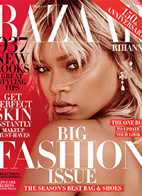 蕾哈娜登杂志封面 化身金发飞行员火力全开