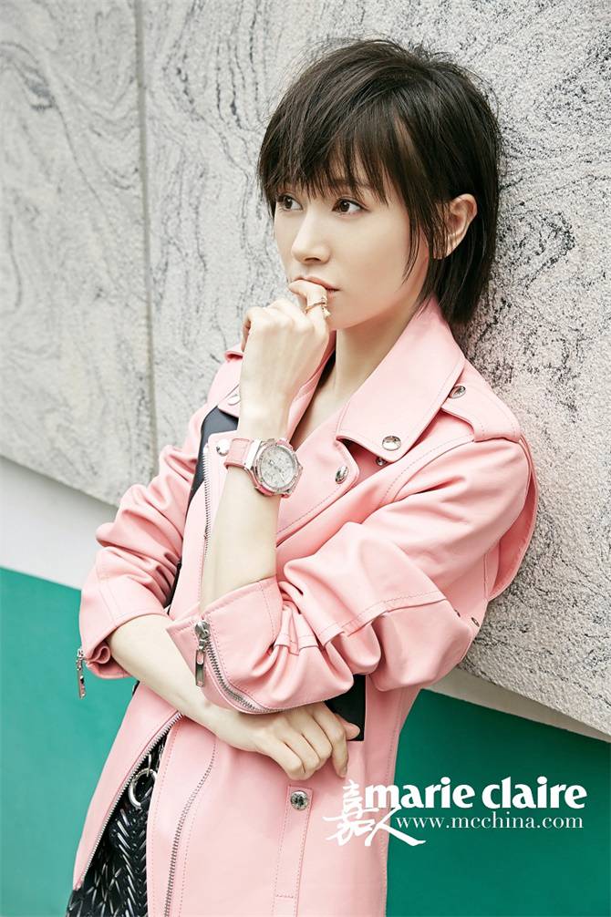 &ldquo;曲妖精&rdquo;王子文短发造型为《嘉人》拍摄人物大片