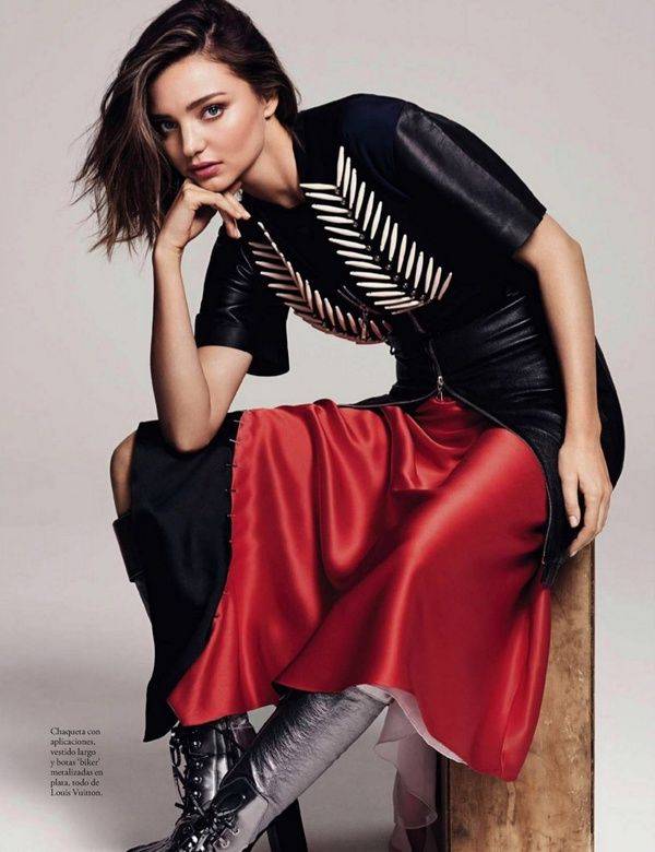 米兰达可儿登杂志《ELLE》西班牙11月刊封面