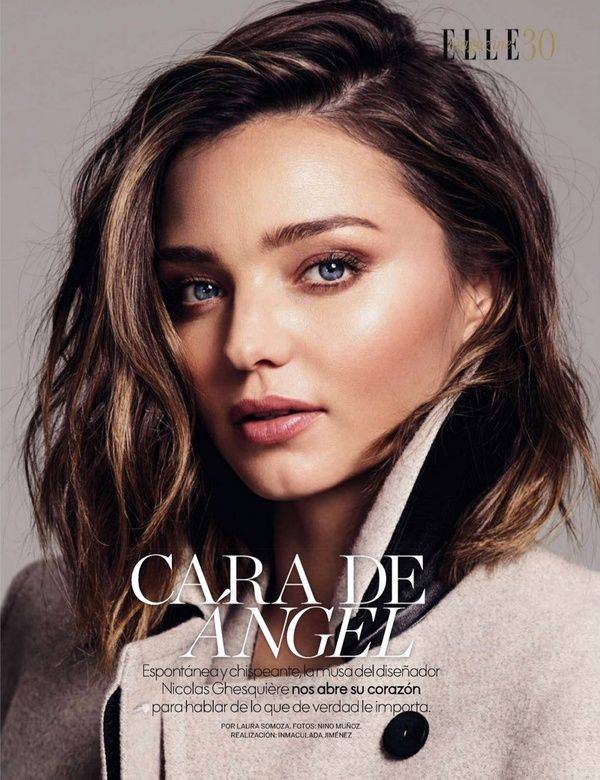 米兰达可儿登杂志《ELLE》西班牙11月刊封面