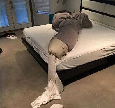 每日爆笑图片之被子的邪恶叠法