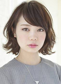 减龄刘海发型图片 就要萌萌的卷