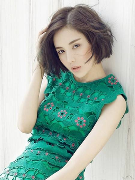 古力娜扎短发发型图片 齐耳短发成时尚新宠