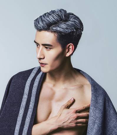 男士时尚发型设计 演员汪汐爷爷造型荷尔蒙爆发