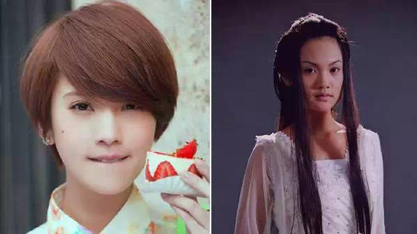 女明星没有刘海发型图片 美丑就在一瞬间