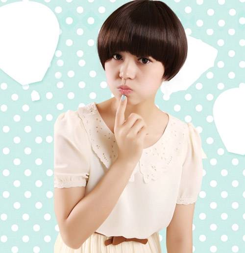 小清新气质短发发型推荐 开启菱形小颜法则