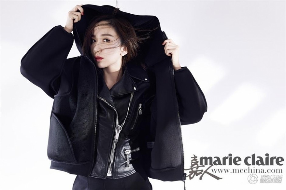 娄艺潇时尚写真大片 帅气Max眼神杀撩人