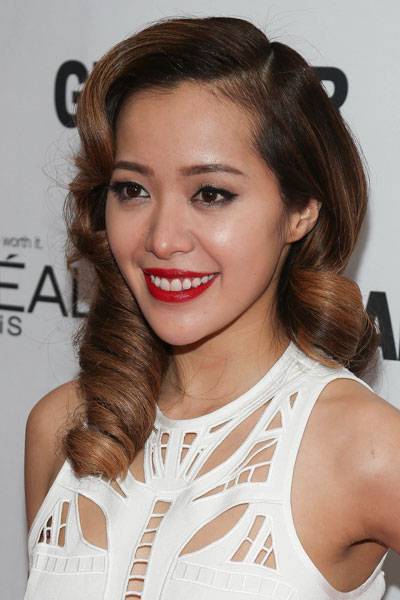 看这些女明星的另类摩登复古妆容