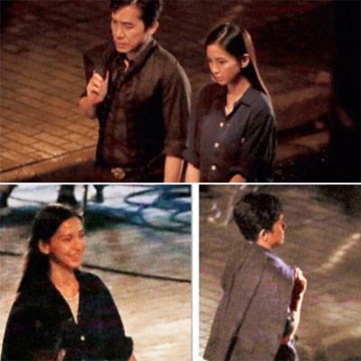 angelababy花衣遮孕肚 腰身变粗仍美艳