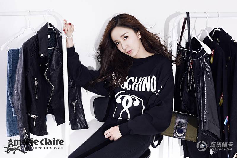 娄艺潇时尚写真大片 帅气Max眼神杀撩人