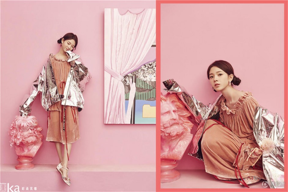 陈瑶最新写真大片曝光 粉色梦幻少女心炸裂