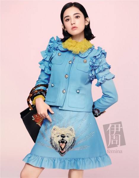 古力娜扎杂志大片曝光 变身复古糖果女孩