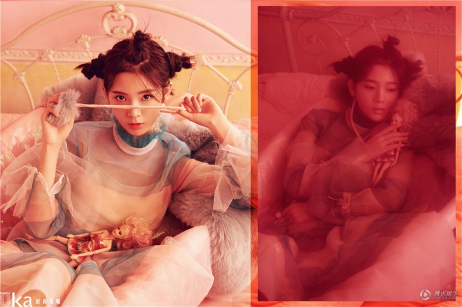 陈瑶最新写真大片曝光 粉色梦幻少女心炸裂