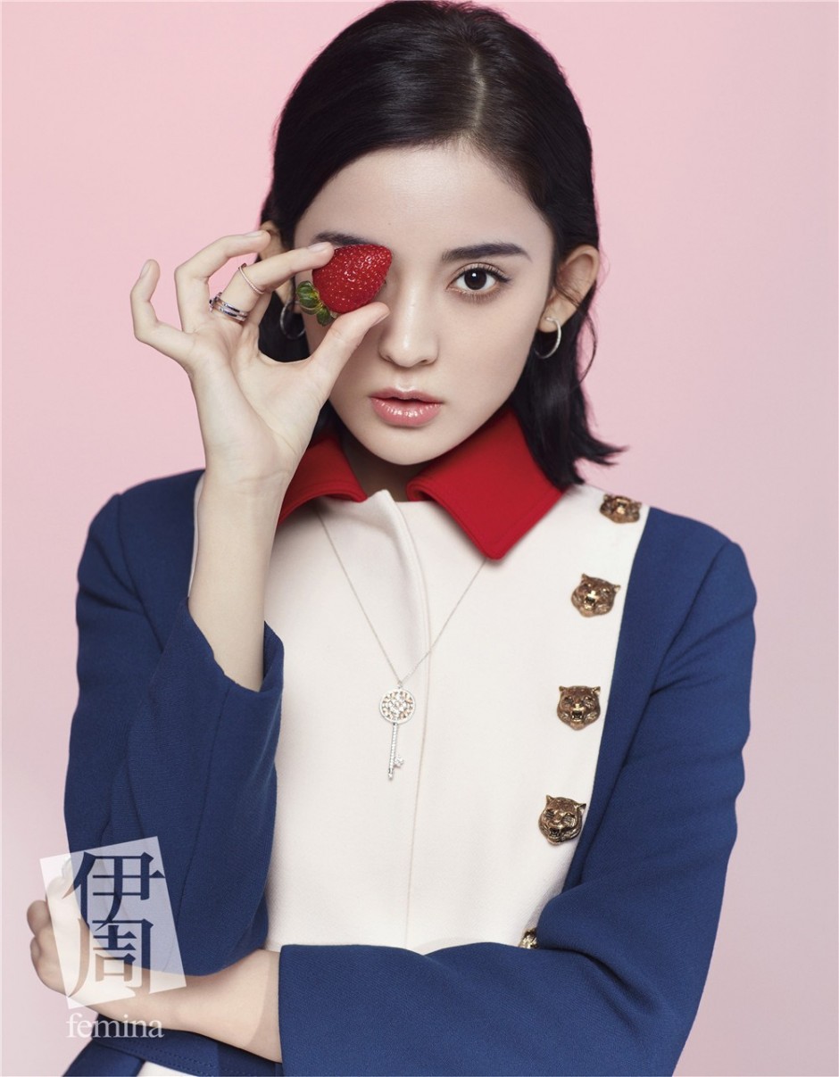 古力娜扎杂志大片曝光 变身复古糖果女孩