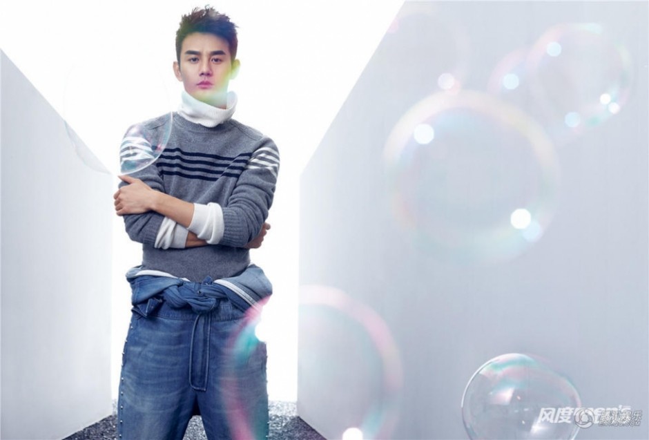 王凯时尚写真大片 目光慵懒风格雅痞率性