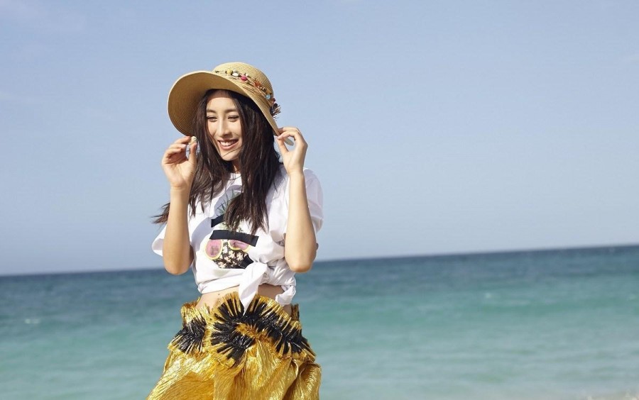 马苏海边清新写真大片