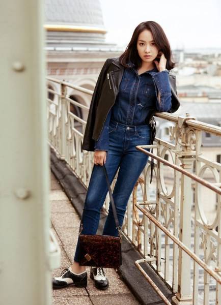 宋茜时尚杂志写真大片 潇洒随性现代感十足