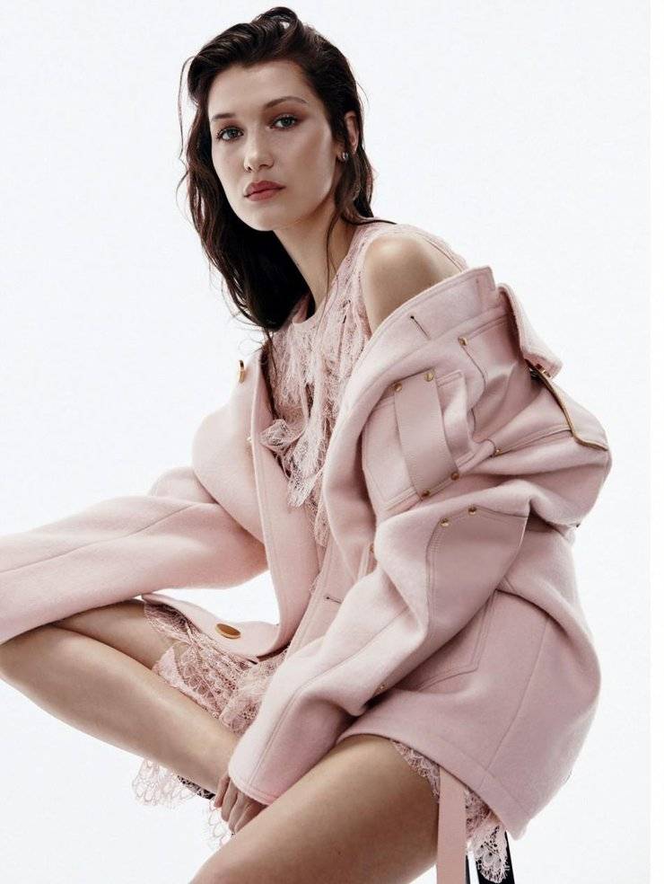 超模贝拉哈迪德时尚写真 大秀性感酥胸