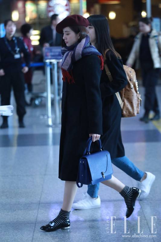 刘诗诗街拍生活照大曝光 私下搭配衣品超赞