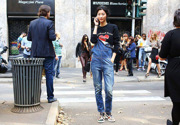 韩国模特朴智慧时尚简约实用街拍