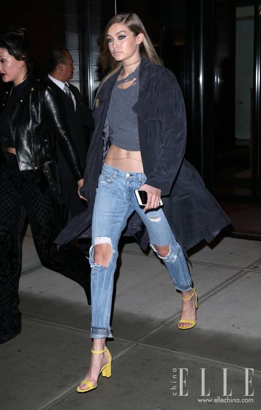 95后超模Gigi Hadid百变时尚街拍合集