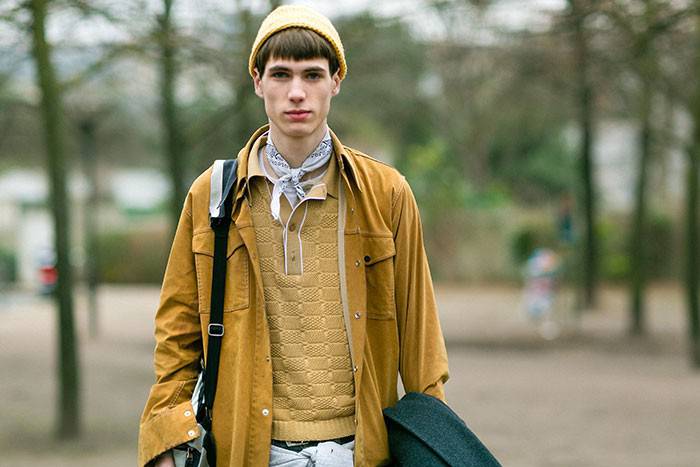 男装时装周的男模街拍look 又是一大波小鲜肉们