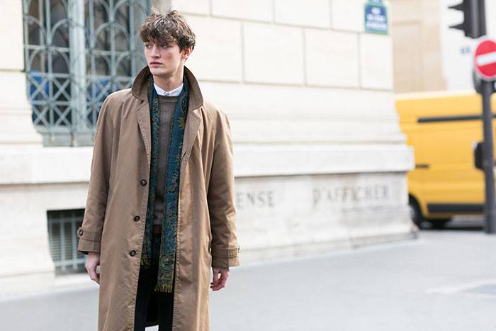 男装时装周的男模街拍look 又是一大波小鲜肉们