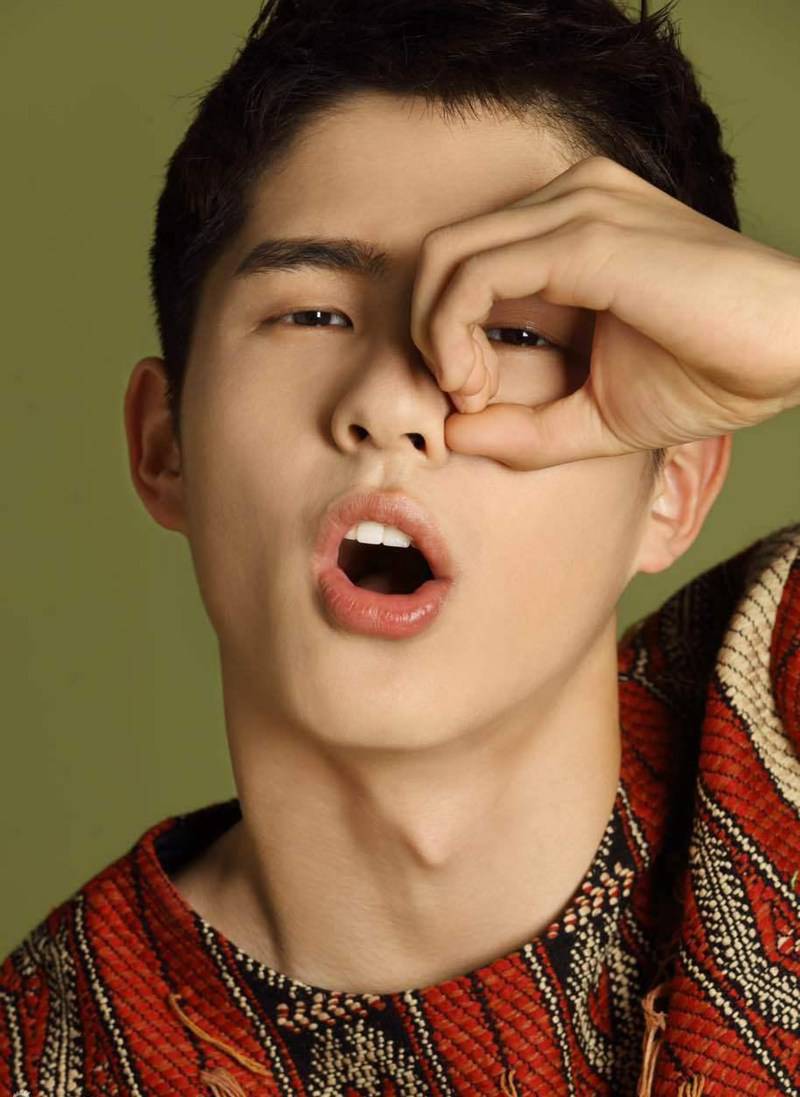 当红小生刘昊然时尚写真变身扯线木偶