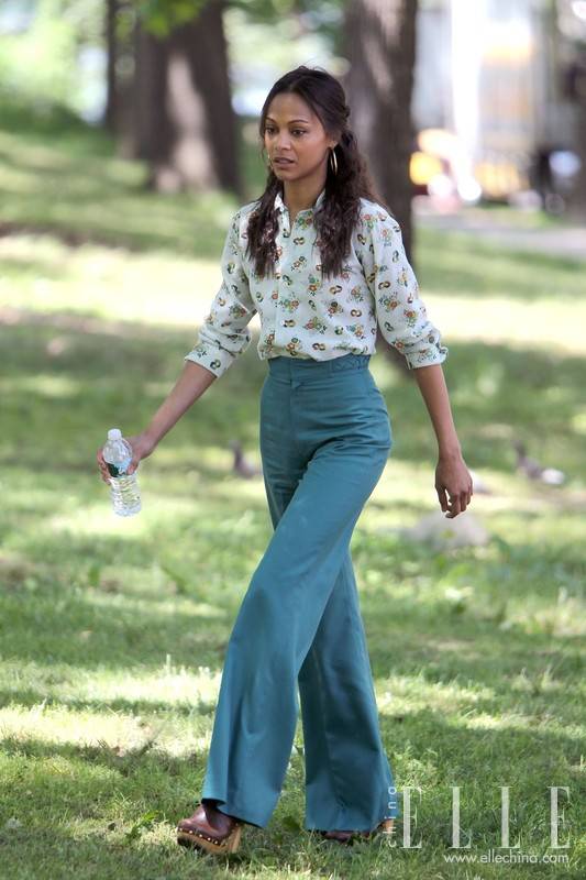 个小也不怕 高腰阔腿裤让你胸以下全是大长腿！