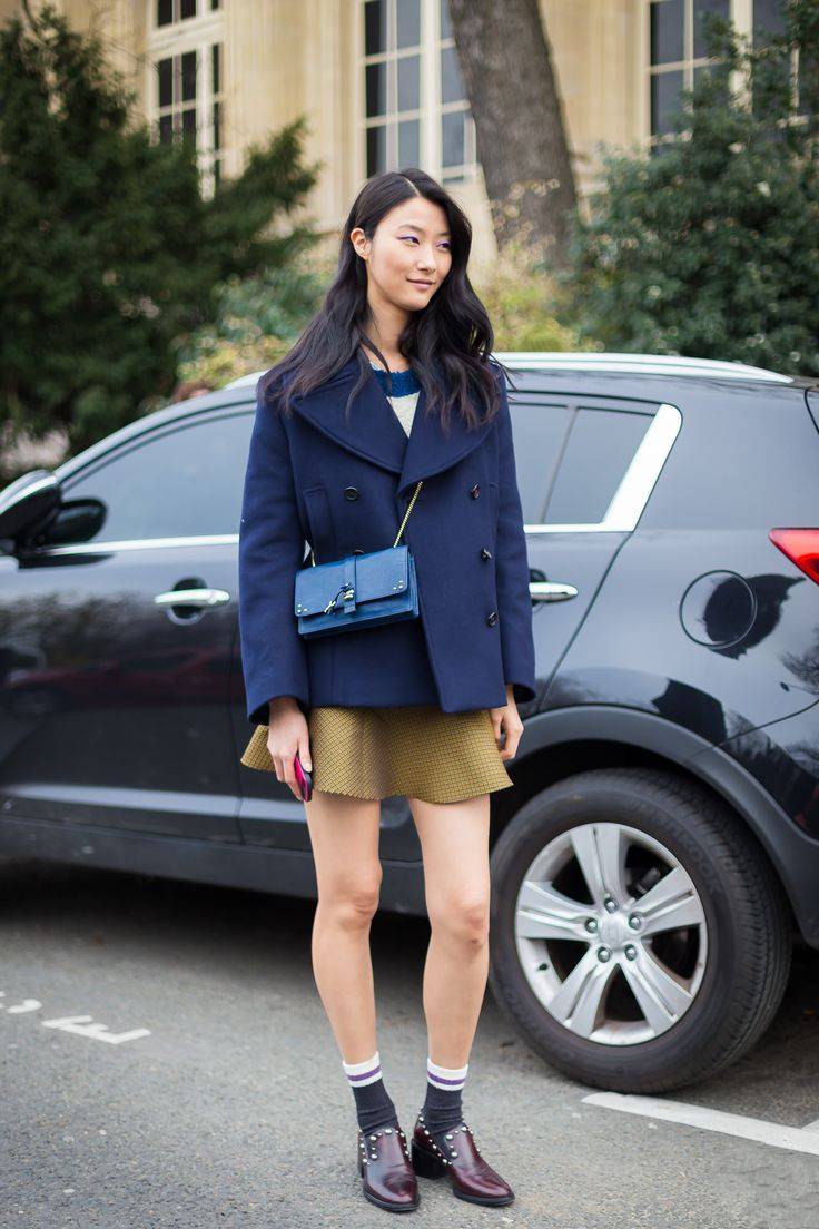 韩国模特朴智慧时尚简约实用街拍