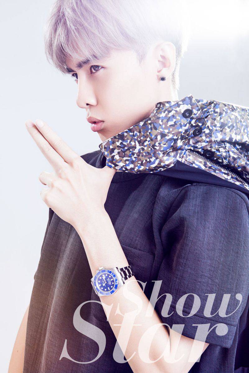 人气偶像唐禹哲短发潮流时尚写真集