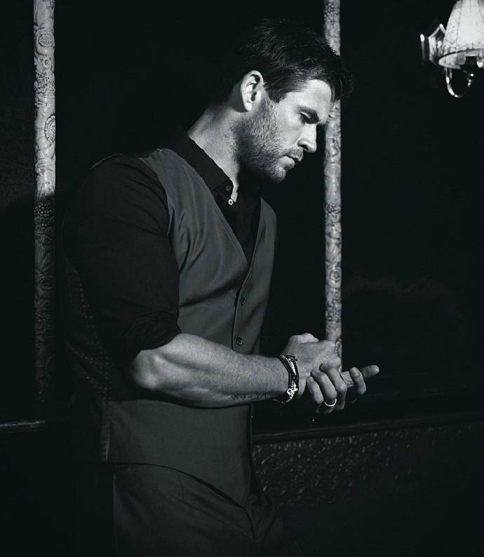 &ldquo;锤哥&rdquo;克里斯全新写真大片 帅气又有型