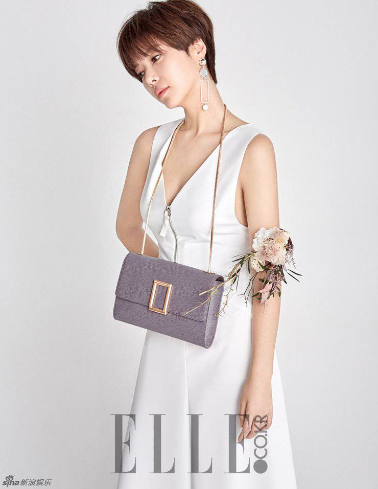 韩星黄正音短发造型摄影写真 时尚独特魅力十足