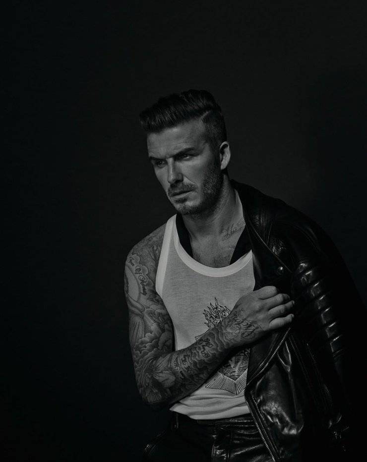 贝克汉姆黑白写真集 性感半裸演绎完美型男