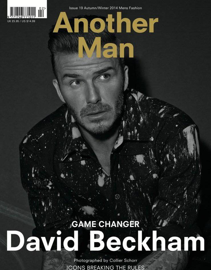 贝克汉姆黑白写真集 性感半裸演绎完美型男