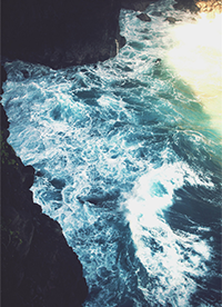 唯美海边图片 我想和你一起去看海