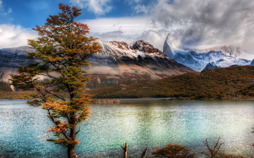 大自然湖泊风景桌面壁纸