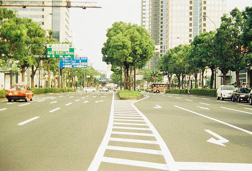 唯美清新小镇街道风景图片欣赏