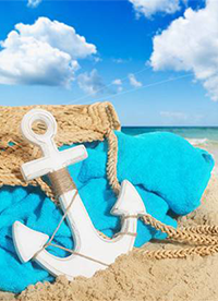 高清唯美风景图片 夏日沙滩唯美唯俏